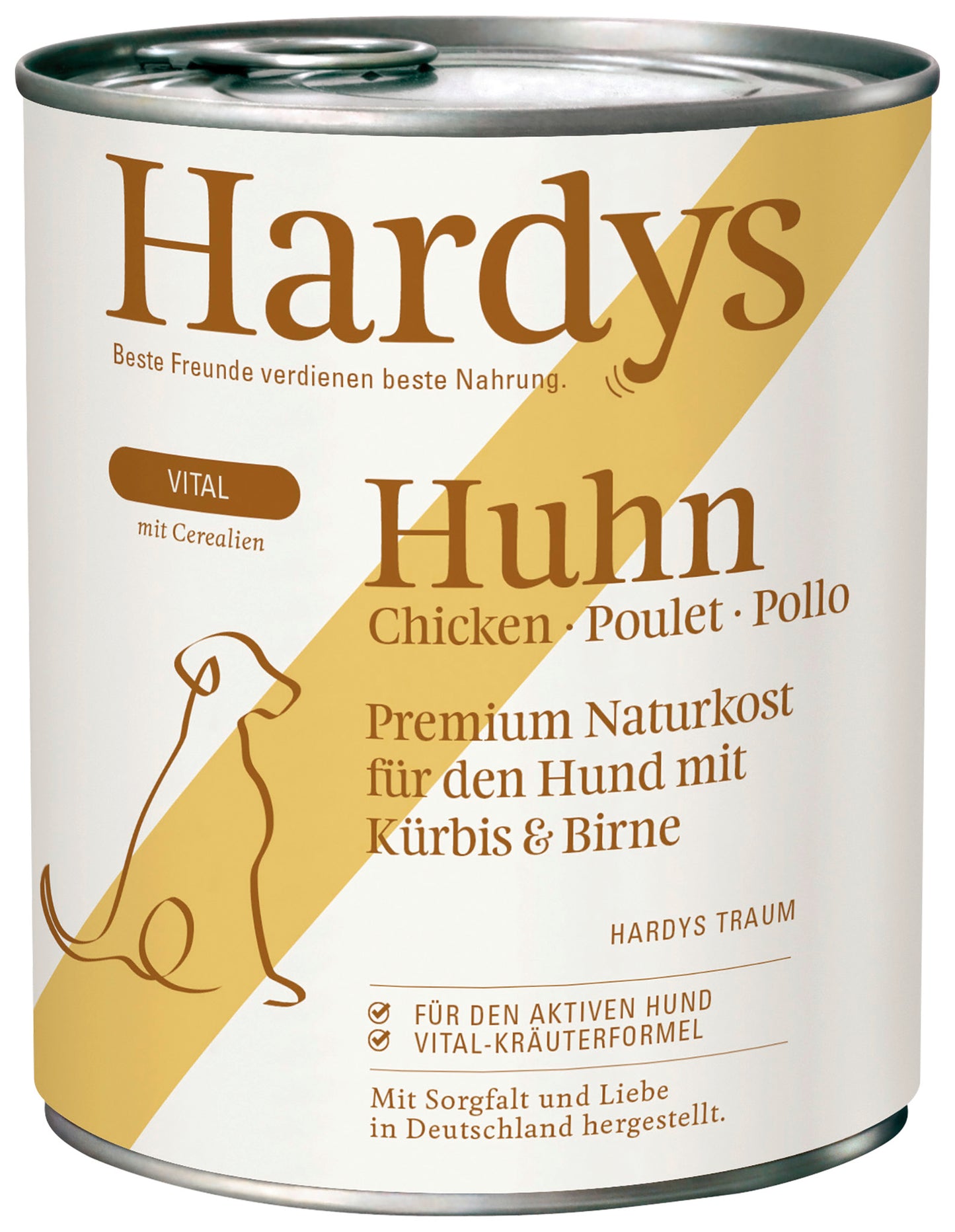 Hardys Huhn mit Kürbis & Birne - Vital 800g