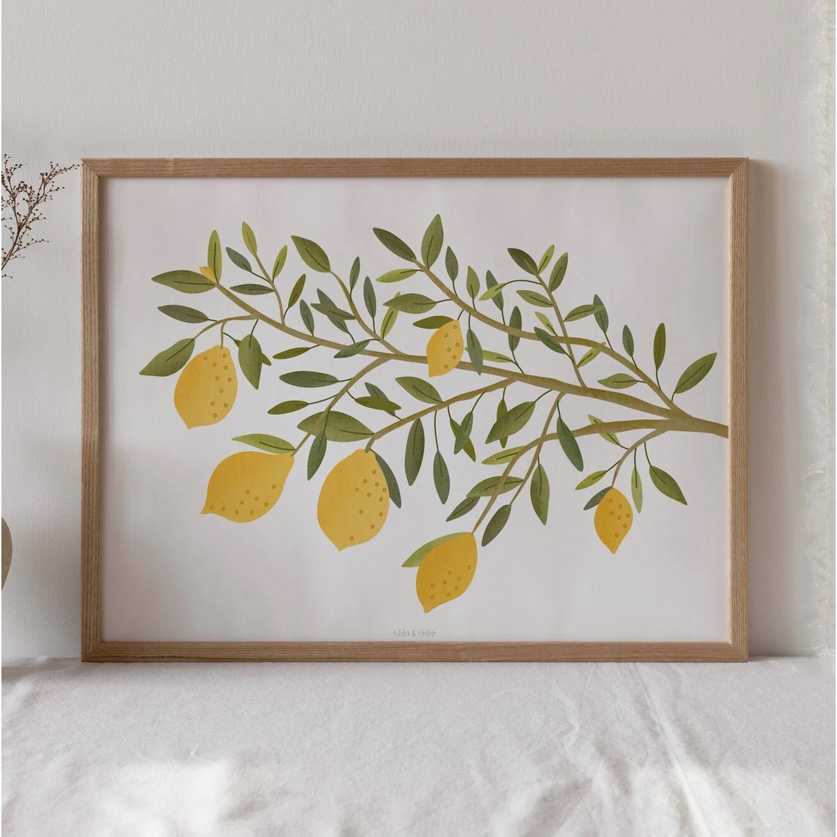 Poster - Lemon branch / Italy