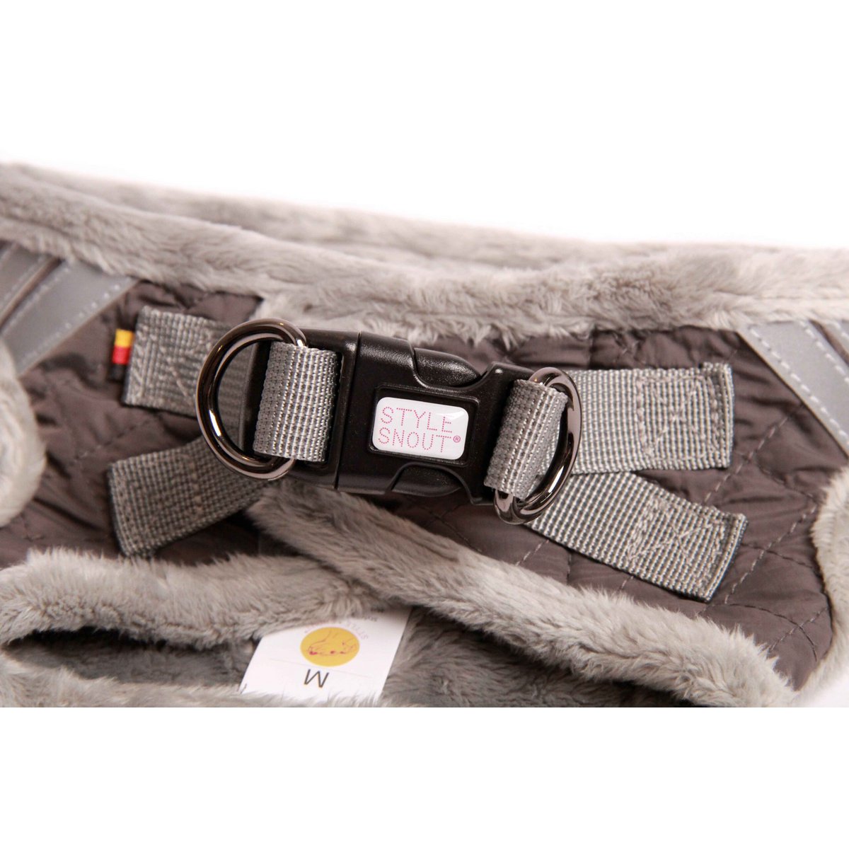 Brustgeschirr - Soft&Style - Grey