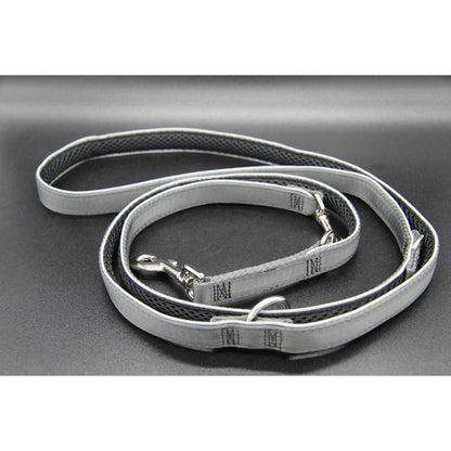 Dog leash Silver-Black-Edition, L